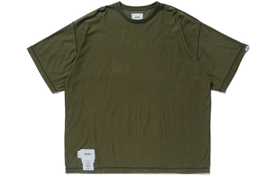 WTAPS WTAPS T Shirts Men's Crew Neck Moderate Straight Fit