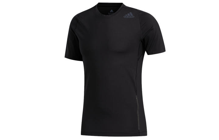 Adidas Adidas T Shirts Men's Black Crew Neck Moderate Straight Fit