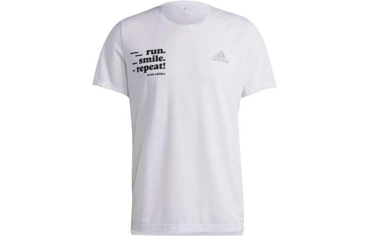 Adidas Adidas T Shirts Men's White Crew Neck Moderate Other