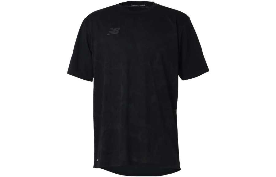 New Balance New Balance Training Match T Shirts Men's Black Crew Neck Moderate Straight Fit
