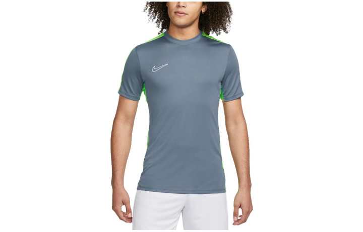 Nike Nike T Shirts Men's Steel Blue Crew Neck Moderate Straight Fit