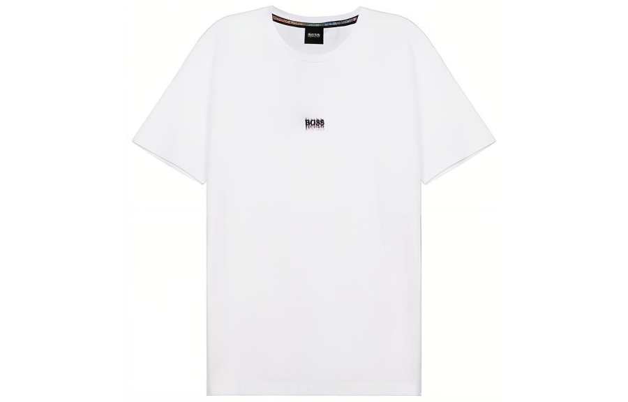 HUGO BOSS Short Sleeved T Shirts Men's White