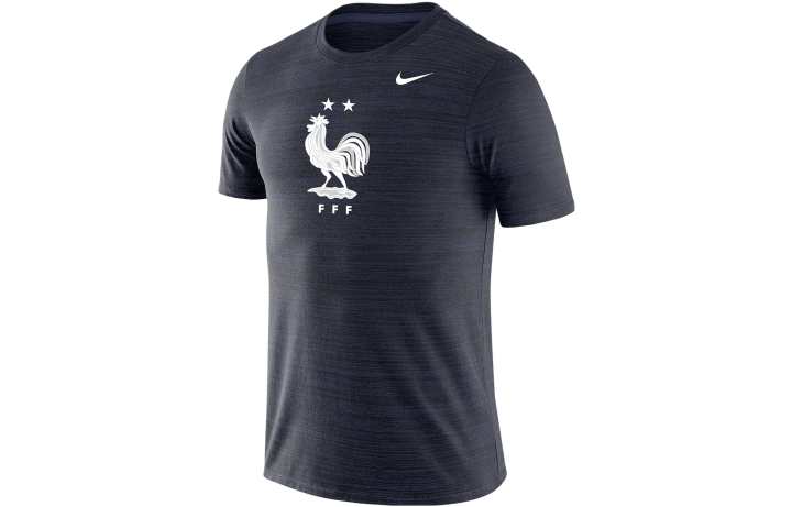Nike Nike T Shirts Men's Marine Blue Crew Neck Moderate Straight Fit