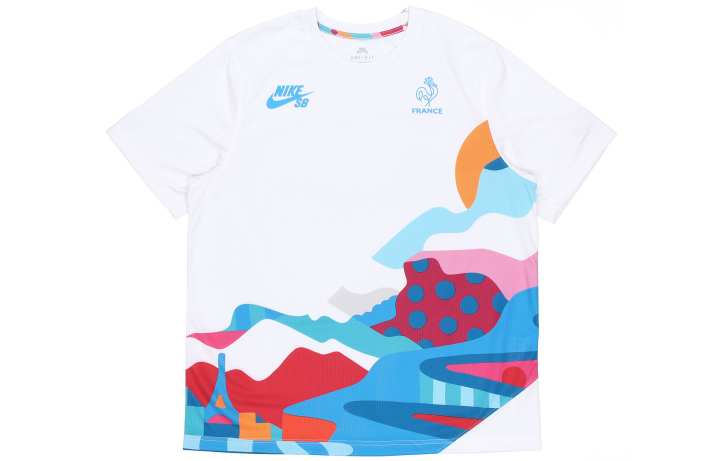 Nike Nike Sb X Parra France Federation Kit Crew Jersey Asia Sizing
