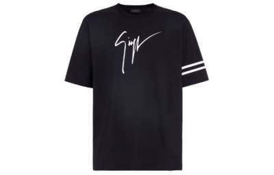 Giuseppe Zanotti 【Previous Season】Lr-38 stripe-trim T-shirt