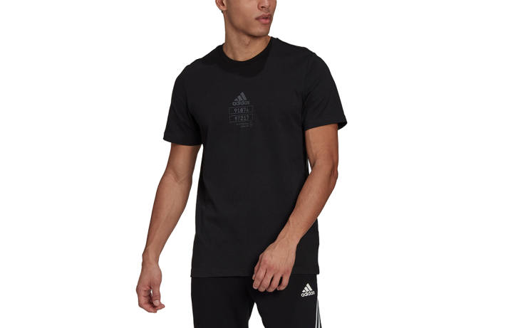 Adidas Adidas Tech Refl Tee M T Shirt Men's Black