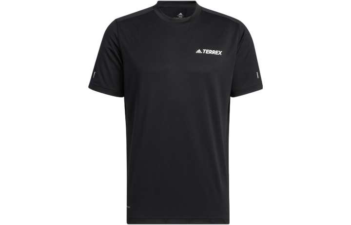 Adidas Adidas T Shirts Men's Black Crew Neck Moderate Straight Fit