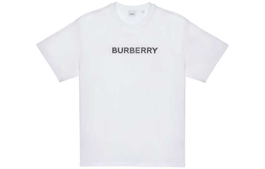 Burberry SS22 T Shirt Loose Fit Men's White