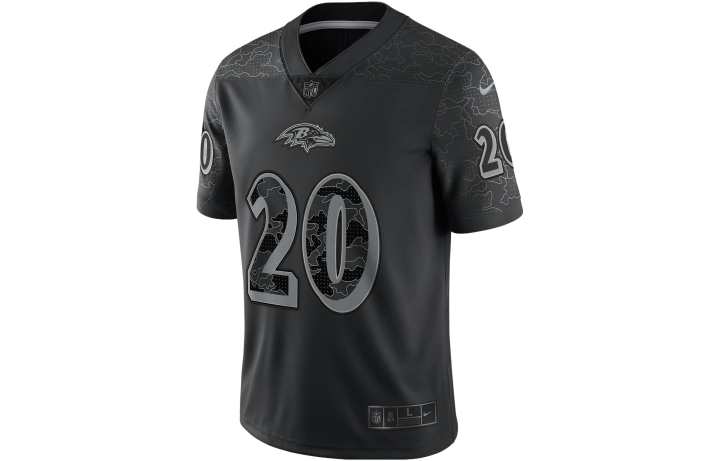 Nike Nike Nfl Baltimore Ravens Rflctv Ed Reed Men's Fashion Football Jersey