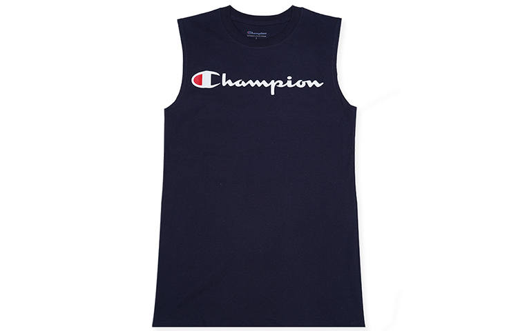 Champion Champion T Shirt US Version Unisex Navy Blue
