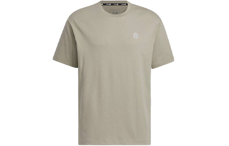 Adidas Neo T Shirt Unisex Pebble Silver Gray