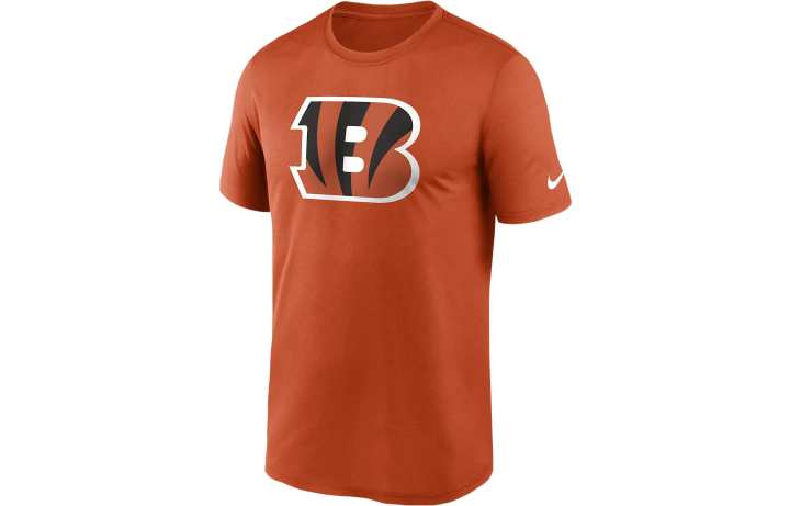 Nike Nike T Shirts Men's Orange Crew Neck Moderate Straight Fit