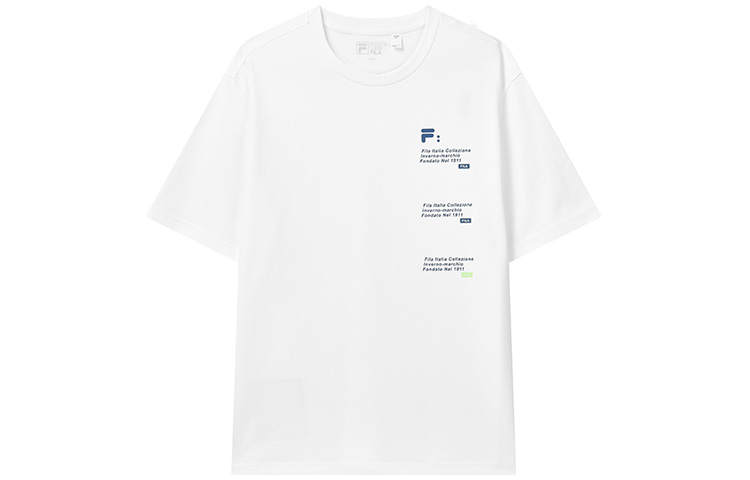 FILA T Shirts Men's Rinse Snow Crew Neck Moderate Straight Fit