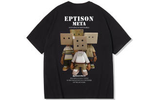 EPTISON T Shirts Unisex Crew Neck Moderate Straight Fit