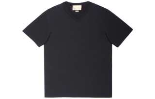 GUCCI T Shirts Men's Black V Neck Moderate