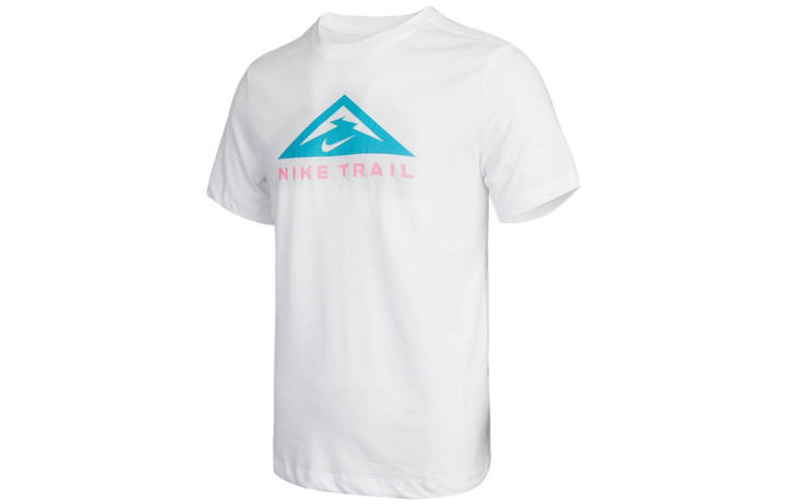 Nike Nike T Shirts Men's White Crew Neck Moderate Straight Fit