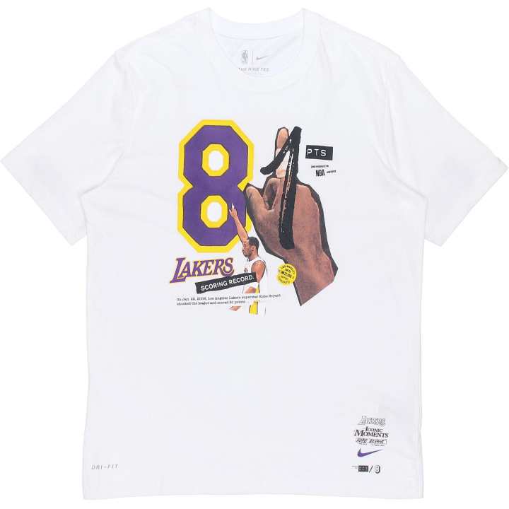Nike Nike T Shirts Men's White Crew Neck Moderate Straight Fit