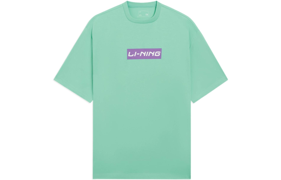 Li-Ning Li Ning Sports Fashion Collection T Shirt Unisex Light Jade Green