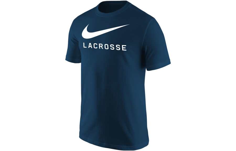 Nike Nike T Shirts Men's Marine Blue Crew Neck Moderate Straight Fit