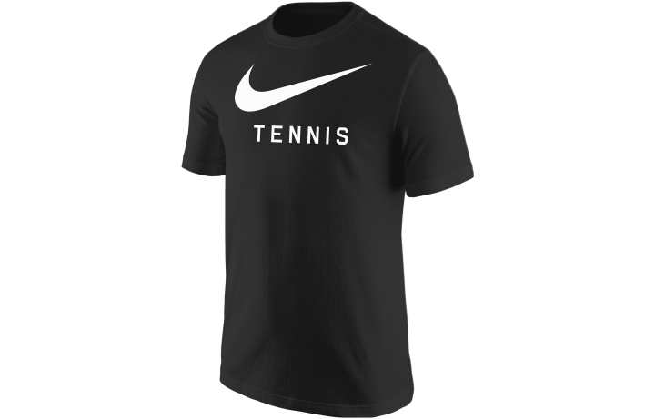 Nike Nike T Shirts Men's Black Crew Neck Moderate Straight Fit
