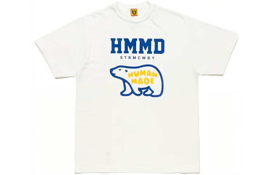 HUMAN MADE T Shirts Unisex Crew Neck Moderate Straight Fit