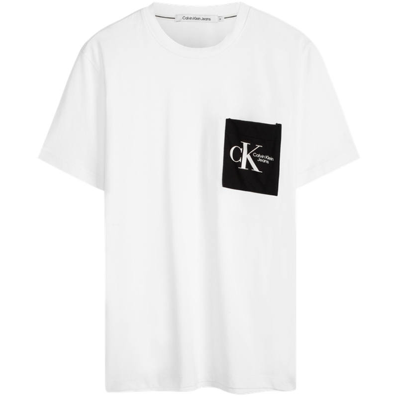 CALVIN KLEIN T Shirt Men's Moon White