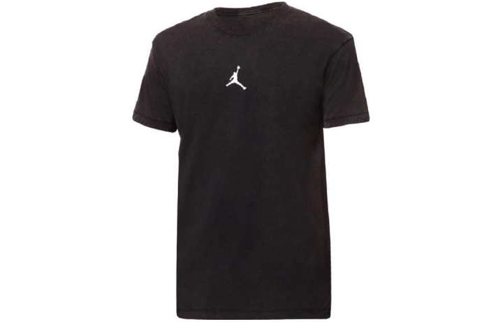 Jordan Jordan T Shirts Men's Black Crew Neck Moderate