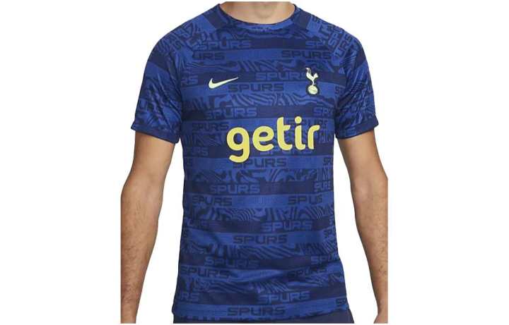 Nike Nike T Shirts Men's Blue Crew Neck Moderate Straight Fit