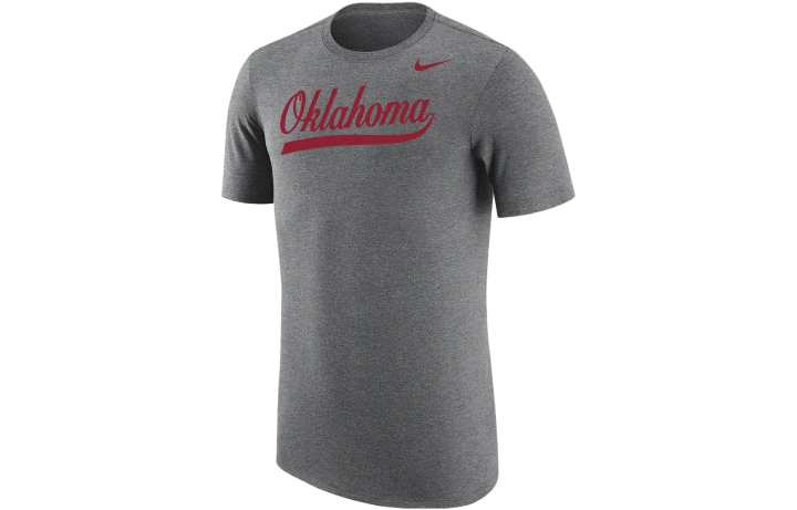 Nike Nike T Shirts Men's Gray Crew Neck Moderate Straight Fit