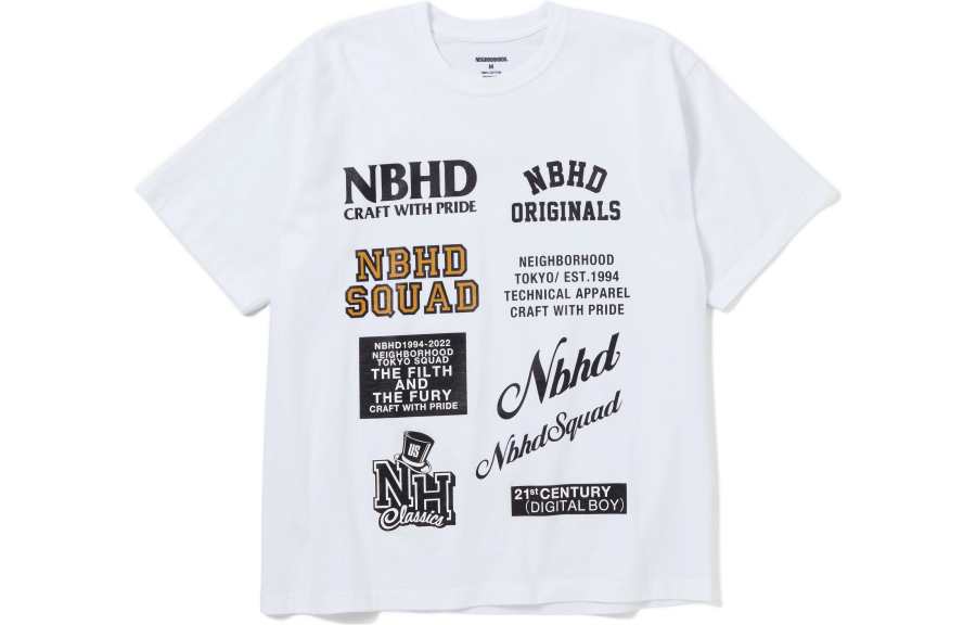 NEIGHBORHOOD T Shirts Men's Crew Neck Moderate