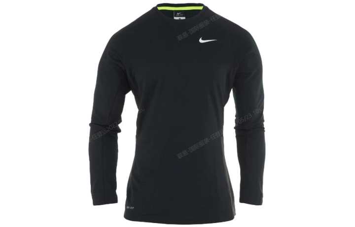 Nike Nike T Shirts Men's Black Crew Neck Thin Straight Fit