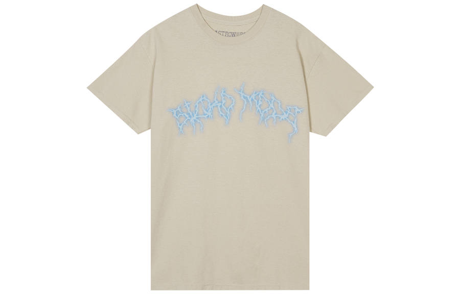 Travis Scott T Shirts Unisex Khaki Crew Neck Moderate Straight Fit