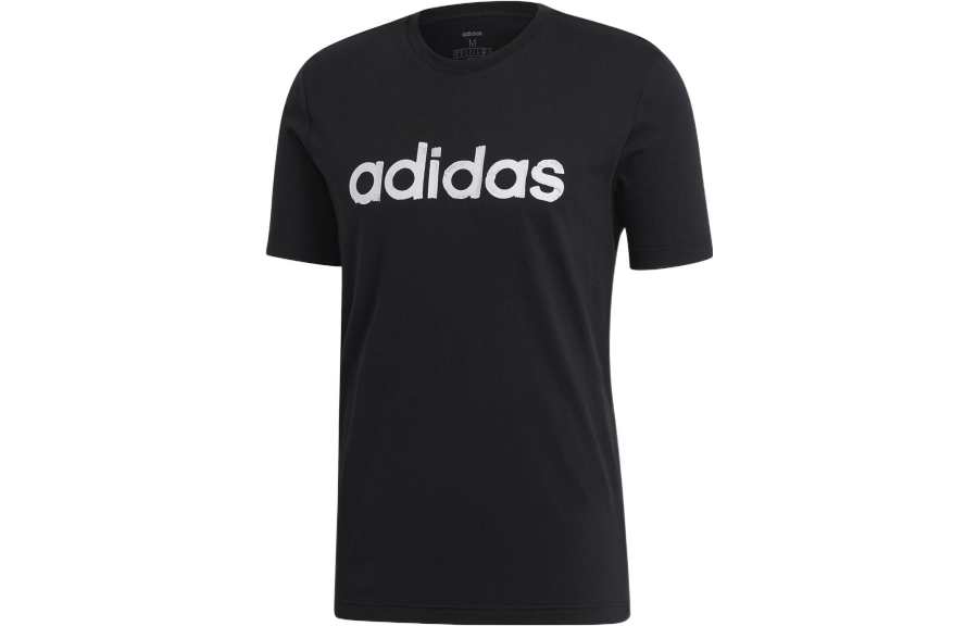 Adidas Adidas T Shirts Men's Black Crew Neck Moderate Straight Fit