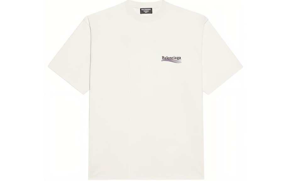Balenciaga FW21 T Shirt Loose Fit Men's White