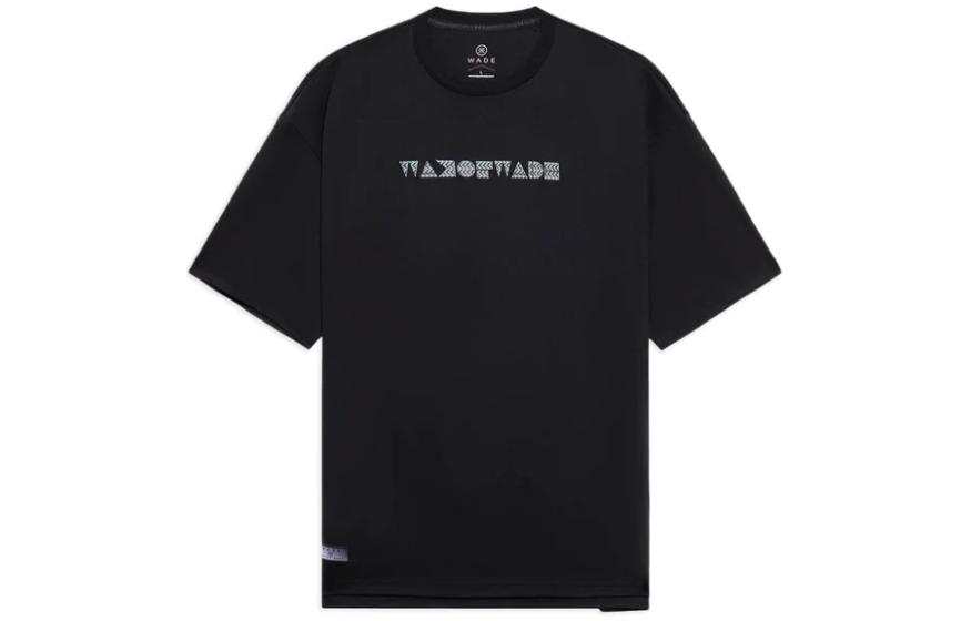Li-Ning Li Ning T Shirts Men's Black Crew Neck Moderate