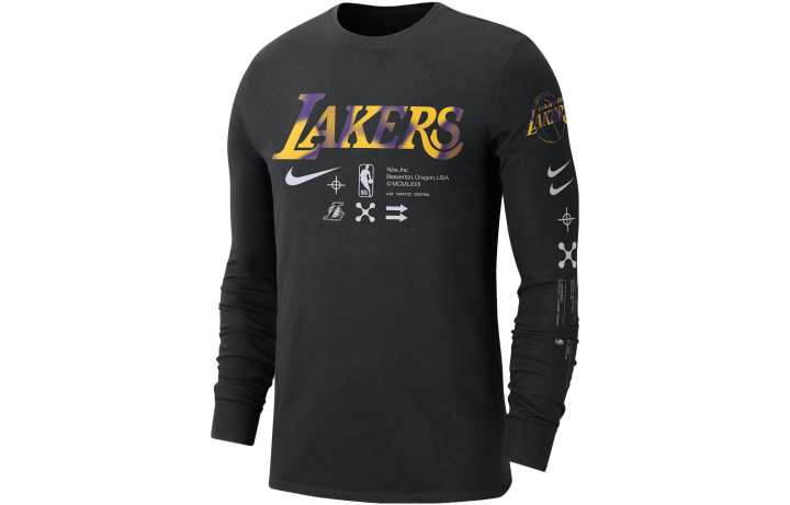 Nike Nike T Shirts Men's Black Crew Neck Moderate Straight Fit
