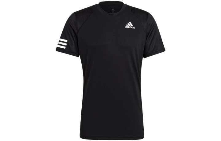 Adidas Adidas T Shirts Men's Black Crew Neck Moderate Straight Fit