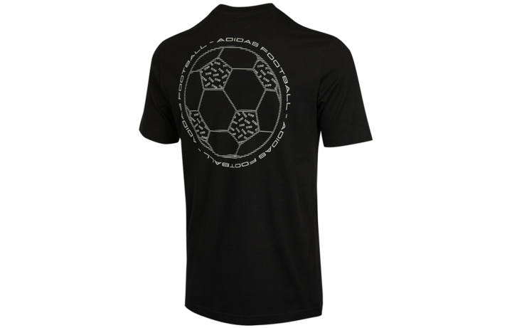 Adidas Adidas Rldwide T Shirts Men's Black Crew Neck Moderate