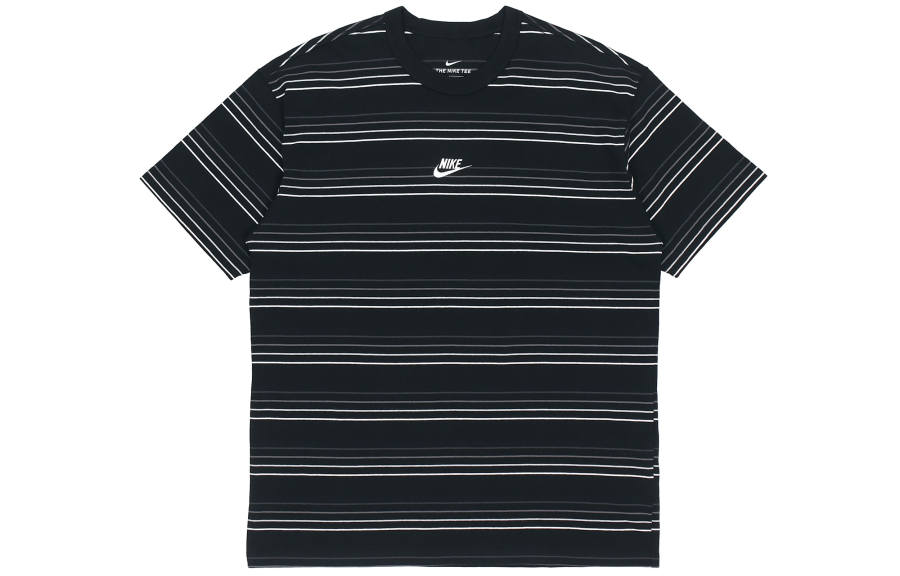 Nike Nike T Shirts Men's Black Crew Neck Moderate Straight Fit