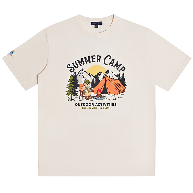Teenie Weenie Men Camping T Shirt Unisex