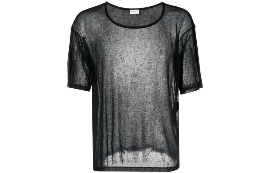 SAINT LAURENT SS23 T Shirt Men's Black