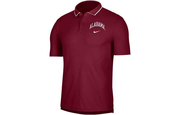 Nike Nike T Shirts Men's Red Polo Collar Moderate