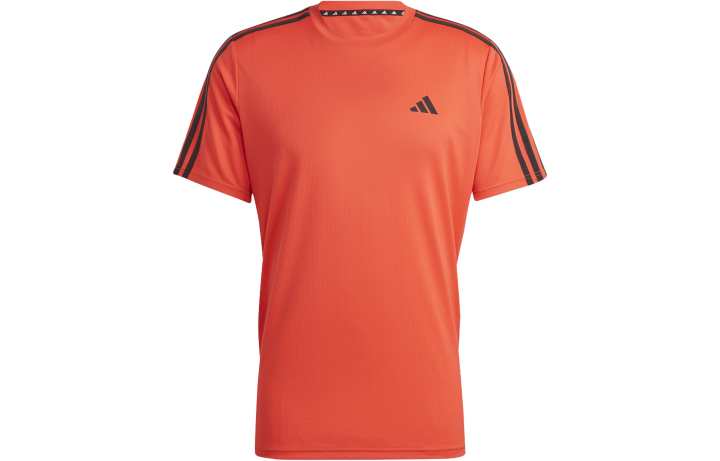 Adidas Adidas T Shirts Men's Red Crew Neck Moderate Straight Fit