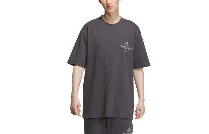 Adidas Adidas T Shirt Men's Solid Dark Gray