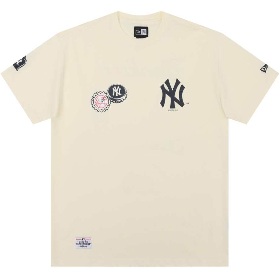 New Era SS23 New York Yankees Logo Print Casual Crewneck T-Shirt