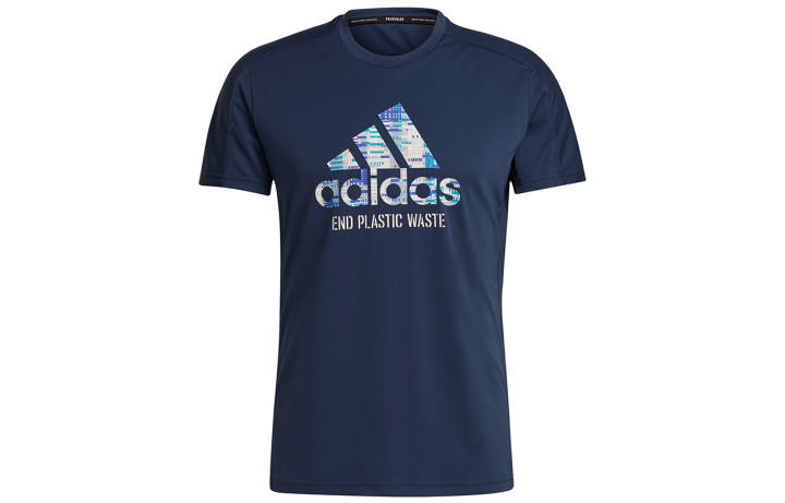 Adidas Adidas Running T Shirt Men's Navy Blue