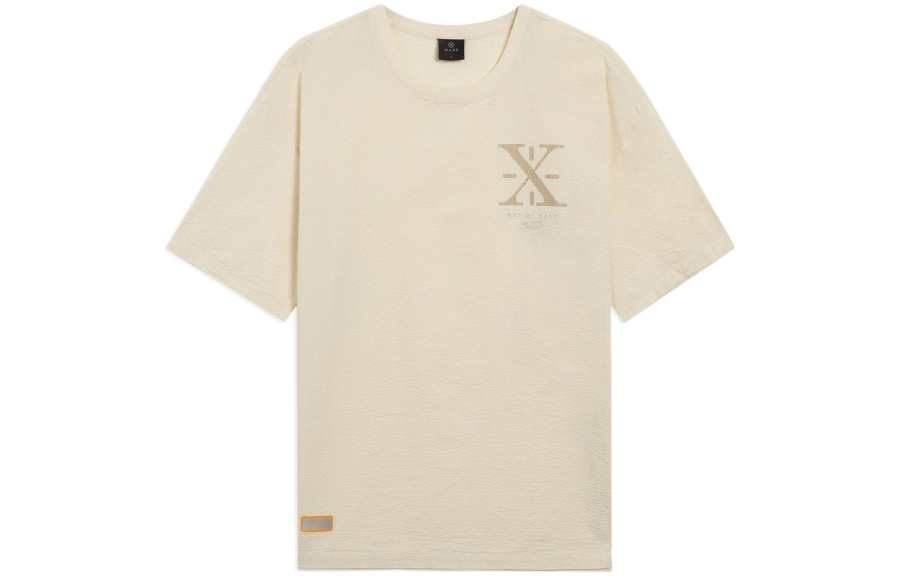 Li-Ning Li Ning SS22 Wade Collection T Shirt Unisex Cloud Apricot Couple's