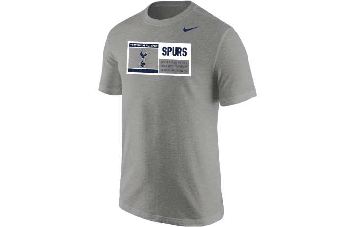 Nike Nike T Shirts Men's Gray Crew Neck Moderate Straight Fit