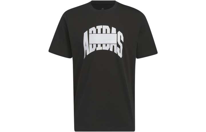 Adidas Adidas T Shirts Men's Black Crew Neck Thin Straight Fit