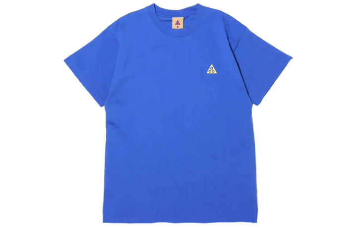 Nike Nike T Shirts Men's Blue Crew Neck Moderate